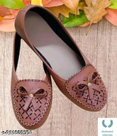 Synthetic embellished Ballis and Ballerines for women in various sizes (IND-4 to IND-9), originating from India